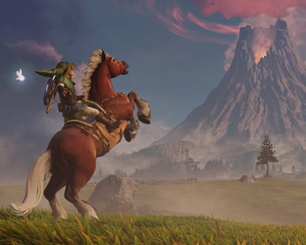 A scene from the new Legend of Zelda: Ocarina of Time