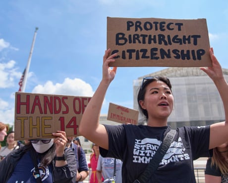 US supreme court limits federal judges’ power to block Trump orders