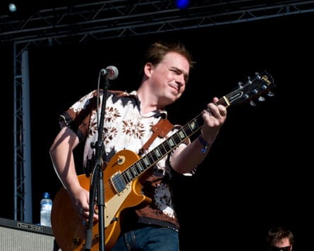 Jason Molina on stage at Primavera Sound 2009