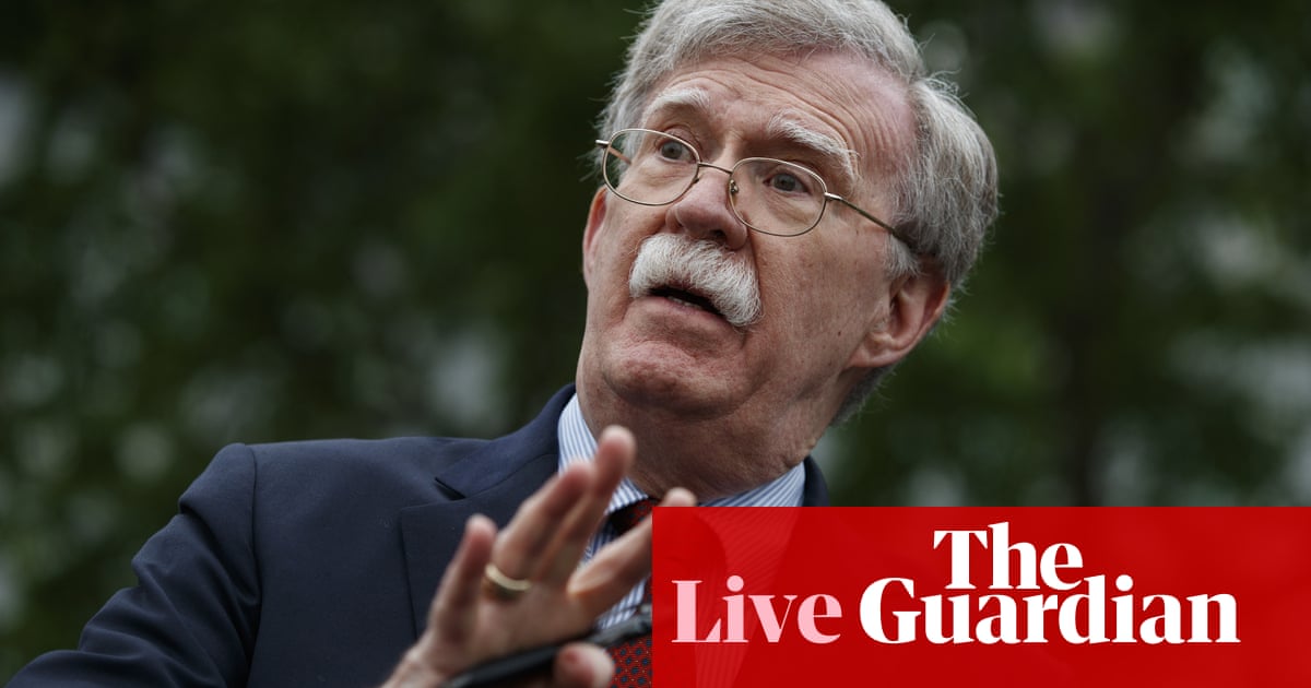 John Bolton fired as Trump's national security adviser – live news