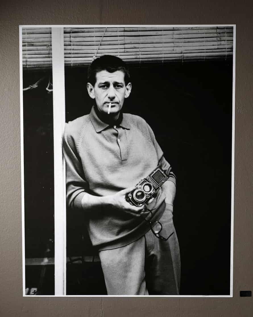 A photo of Helmut Newton.
