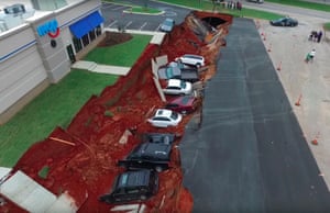 Sinkholes Around The World In Pictures World News The