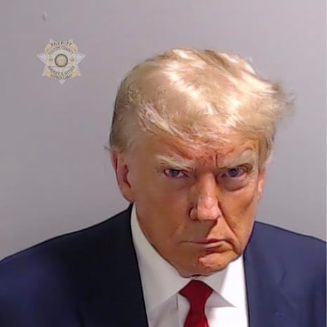 Former US president Donald Trump’s mugshot has been released by the Fulton county sheriff’s office today.