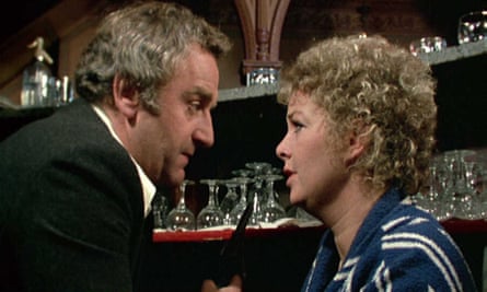 Mitzi Rogers with John Thaw in an episode of The Sweeney, 1975.