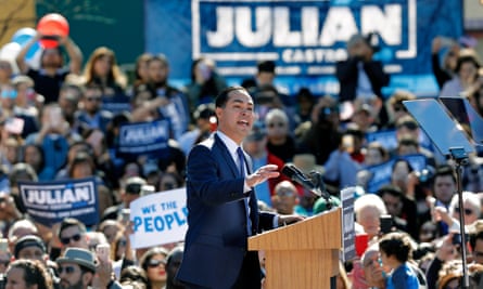 Julián Castro, the former housing secretary, announced his candidacy for president on 12 January 2019 in San Antonio, Texas.