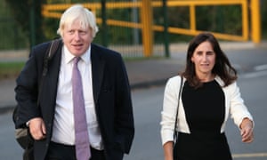 Boris Johnson and Marina Wheeler