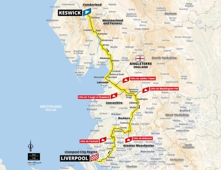 Tour de France 2027 stage two route