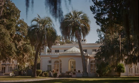 Former plantation homes on Sapelo Island.