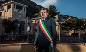 The mayor of Roccafiorita Concetto Orlando.