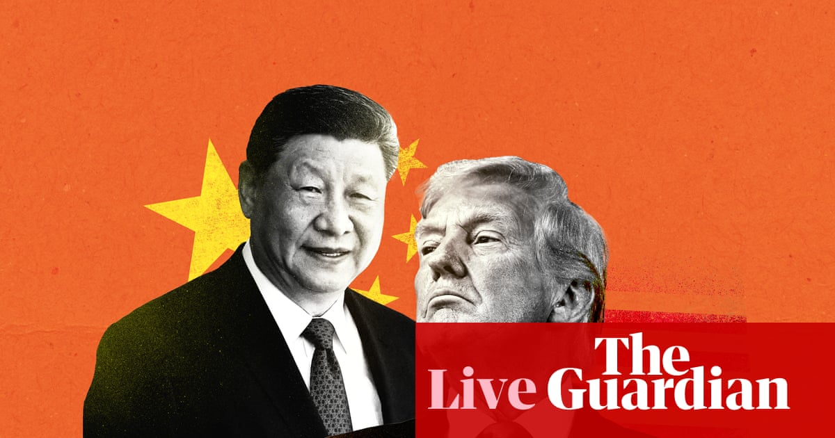 Donald Trump and Xi Jinping to hold meeting in South Korea amid hopes for trade deal – live updates