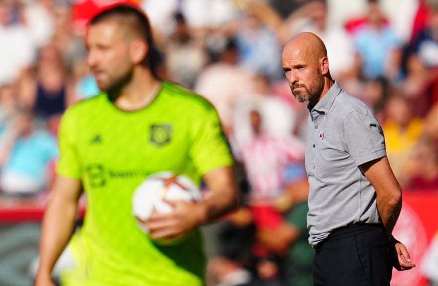 Ten Hag watches on as Manchester United lose 4-0 to Brentford