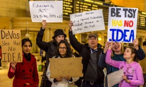 âTrumpâs education secretary, Betsy DeVos, and her underlings are dedicated to seeing their radical conservative vision of government achieved, and theyâre taking aim at the very heart of public education.â