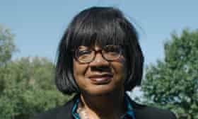 MP Diane Abbott photographed at London Fields, September 2020