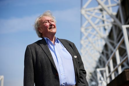 Nigel Johnson outside the Boothen End at Stoke City’s Bet 365 Stadium.