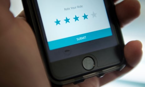 uber rating screen