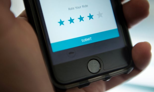 Rating systems on apps such as Uber are integral to the new digital economy. 