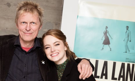 Marius de Vries with La La Land actor Emma Stone