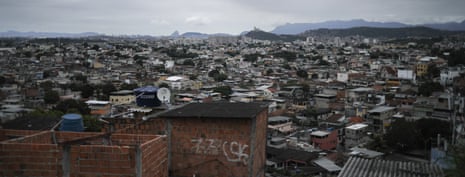 A view over the Complexo de Israel, a cluster of favelas near Rio’s international airport.