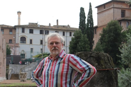 Chris Wickham in Rome in 2019. He stayed there every year, and from there his historical imagination stretched outwards