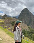 Caelin visiting Machu Picchu, Peru, in July 2024.
