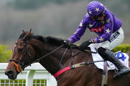 Callum Pritchard looks behind him en route to winning at Ascot on Hold Your Fort