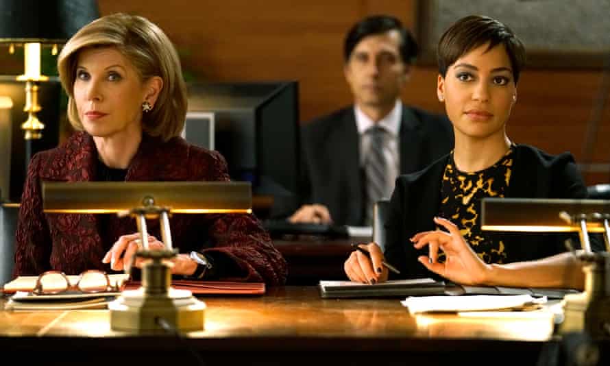 (l-r) Christine Baranski as Diane Lockhart, Cush Jumbo as Lucca Quin, in The Good Fight