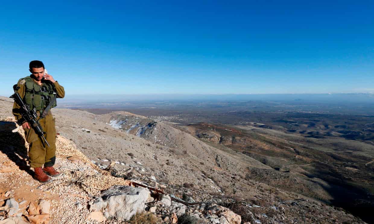 Trump recognizes Golan Heights as israeli territory