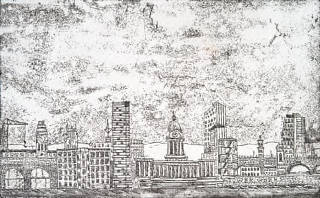 Leeds skyline illustration.