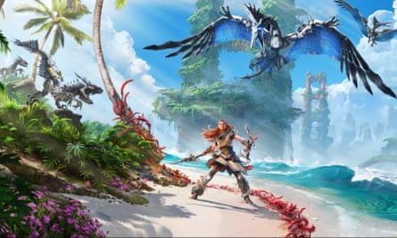 Captura de tela do Horizon Forbidden West.