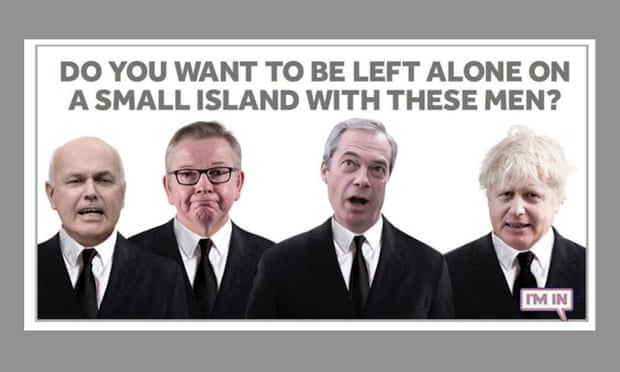 One of the rejected remain campaign posters