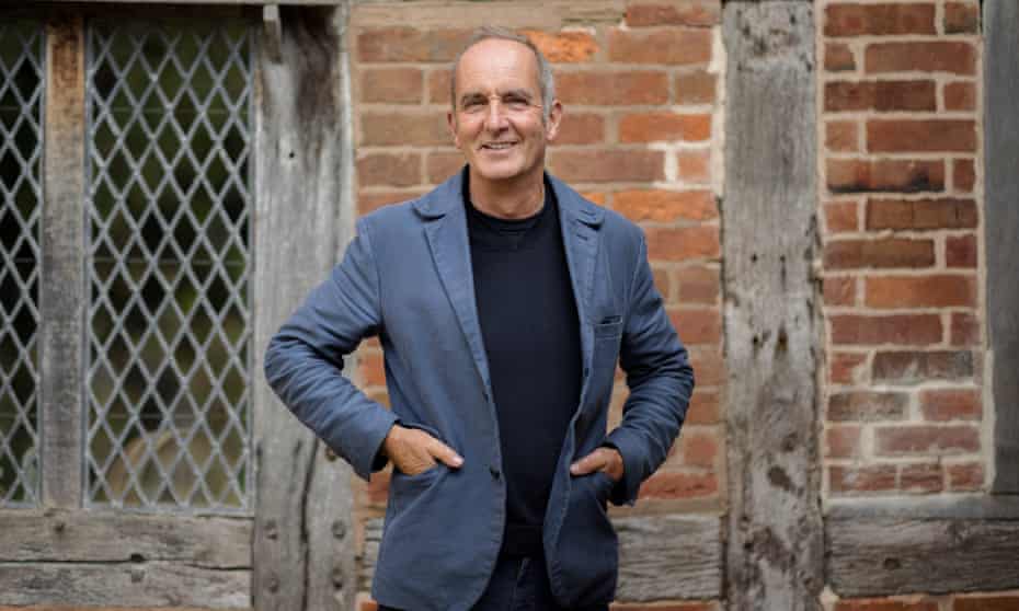 Kevin McCloud at the Brockhampton estate owned by the National Trust in Herefordshire.