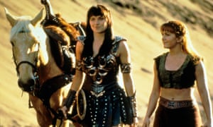 It takes two … Lucy Lawless, Renee O’Connor in Xena.