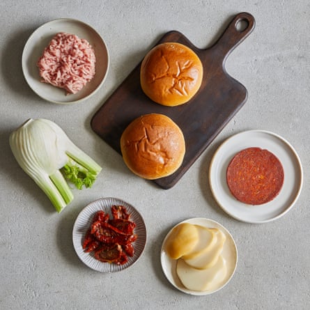 Burger ingredients