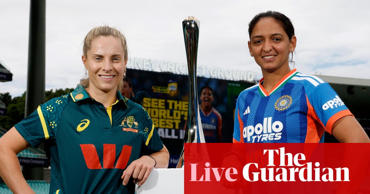 Australia v India: women's T20 cricket international live