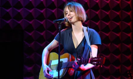 Hawke performing at Joe’s Pub, New York, in March 2020.