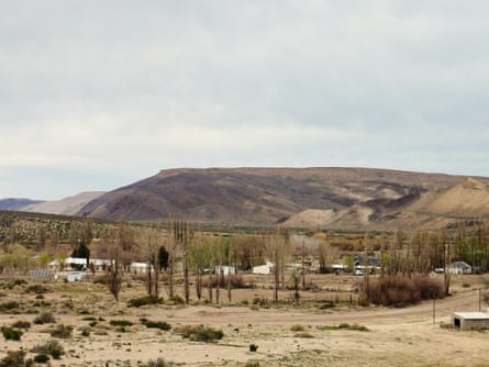 The village of Cerro Cóndor, on the Patagonian steppe