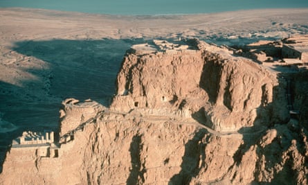 The fortress of Masada in Israel.