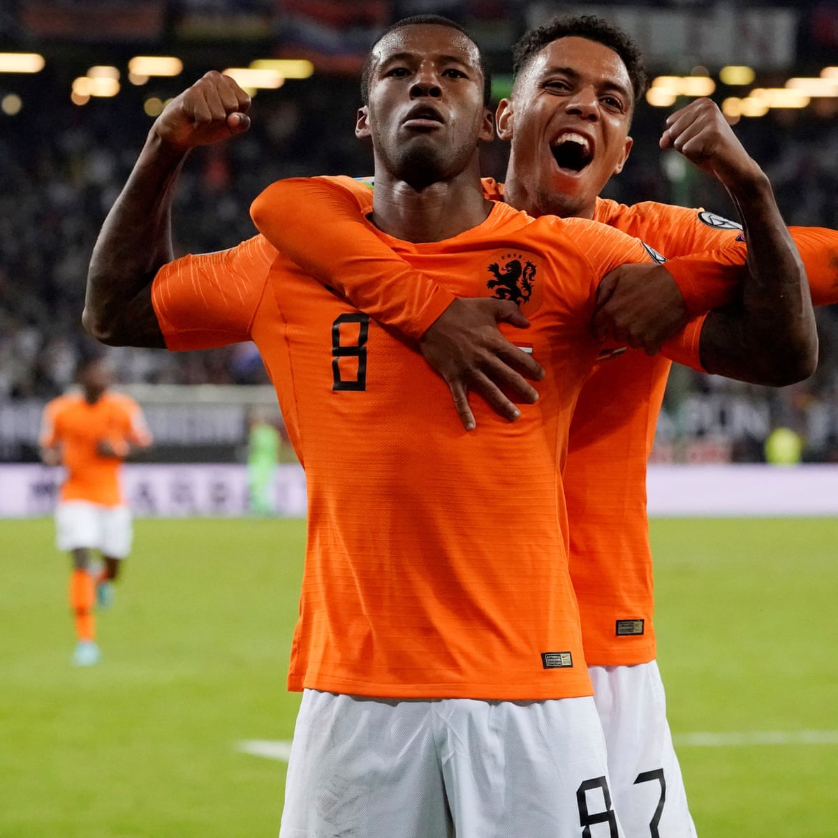 Euro 2020 Qualifiers Roundup Malen And Netherlands Stun Germany Euro 2020 Qualifying The Guardian