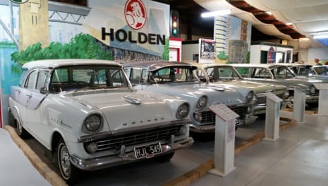 Classic early Holdens, including the FB model (left), which was produced between 1960-61.