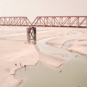 Bhairab Railway Bridge, where the Ganges enters Bangladesh after the Farakka Dam