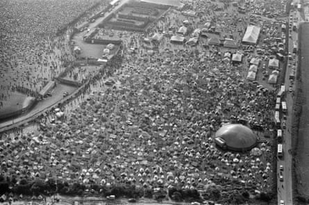 Growing … 120,000 at the festival in 1970.