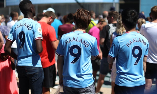 The signing of Erling Haaland has been well received by Manchester City fans.