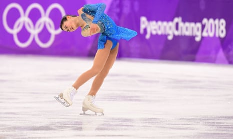 Japan’s Satoko Miyahara competes.