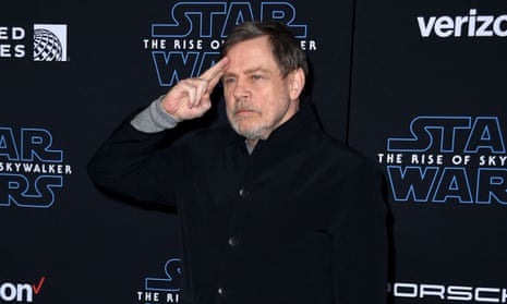 Mark Hamill at the world premiere of Star Wars: The Rise of Skywalker in Hollywood.