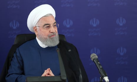 Hassan Rouhani in Tehran, Iran, on 23 May. 