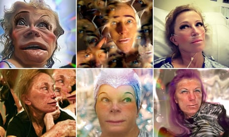Images from Cindy Sherman’s Instagram account, which she recently made public.