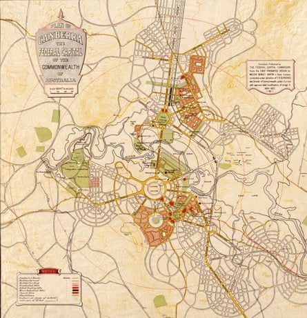 A plan of Canberra from 1927.
