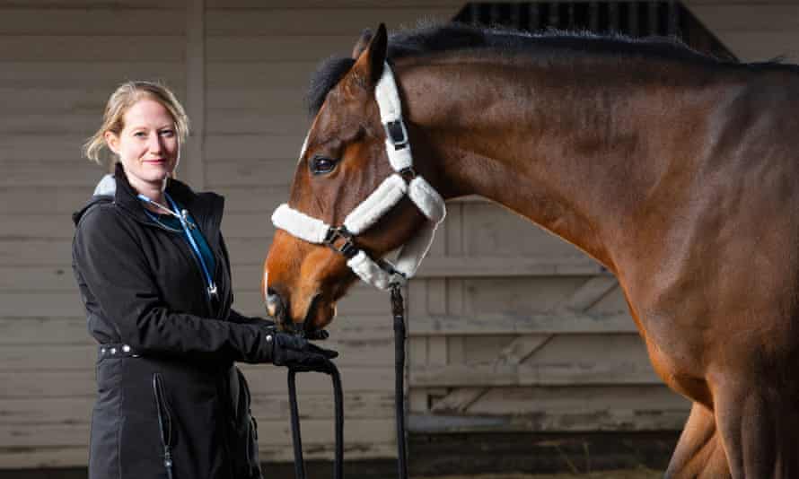 ‘It’s all about conditions and stress’: Rosie Allister with Charlie.