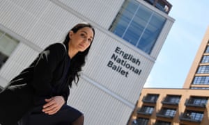 Tamara Rojo outside ENB's new headquarters