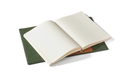Aspinal A5 Refillable Luxury Journal in racing green pebble.